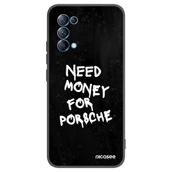 Picasee fekete szilikon tok az alábbi mobiltelefonokra OPPO Reno 5 5G - Black Dollar