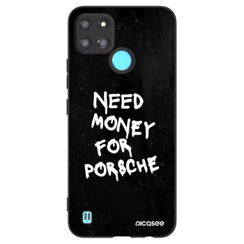 Picasee fekete szilikon tok az alábbi mobiltelefonokra Realme C21Y - Black Dollar