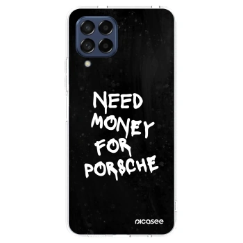 Picasee átlátszó szilikon tok az alábbi mobiltelefonokra Samsung Galaxy M53 5G - Black Dollar