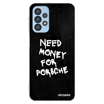 Picasee átlátszó szilikon tok az alábbi mobiltelefonokra Samsung Galaxy A23 A235F 4G - Black Dollar