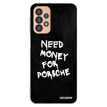 Picasee átlátszó szilikon tok az alábbi mobiltelefonokra Samsung Galaxy A23 A236B 5G - Black Dollar
