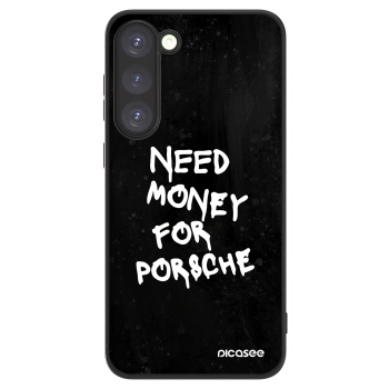 Szilikon tok erre a típusra Samsung Galaxy S23+ 5G - Black Dollar