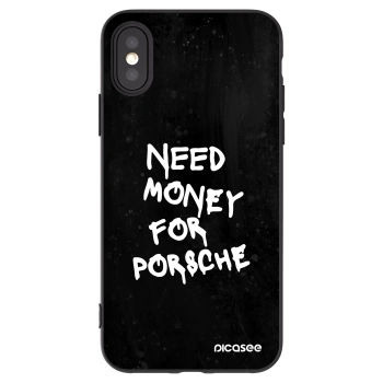 Picasee fekete szilikon tok az alábbi mobiltelefonokra Apple iPhone X/XS - Black Dollar