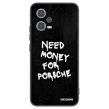 Picasee fekete szilikon tok az alábbi mobiltelefonokra Xiaomi Redmi Note 12 5G - Black Dollar