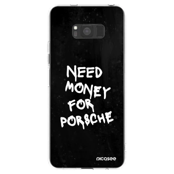 Picasee átlátszó szilikon tok az alábbi mobiltelefonokra Samsung Galaxy S8 G950F - Black Dollar