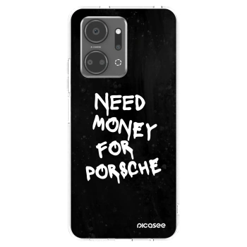 Picasee átlátszó szilikon tok az alábbi mobiltelefonokra Honor X7a - Black Dollar