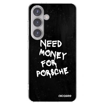 Picasee átlátszó szilikon tok az alábbi mobiltelefonokra Samsung Galaxy S24 S921B 5G - Black Dollar