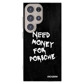 Picasee átlátszó szilikon tok az alábbi mobiltelefonokra Samsung Galaxy S24 Ultra S928B 5G - Black Dollar