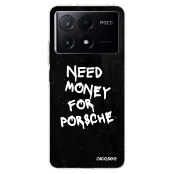 Picasee átlátszó szilikon tok az alábbi mobiltelefonokra Xiaomi Poco X6 Pro - Black Dollar