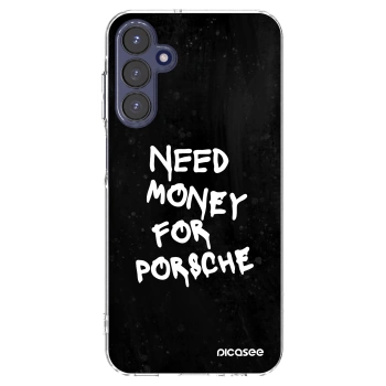 Picasee átlátszó szilikon tok az alábbi mobiltelefonokra Samsung Galaxy A15 A155F 4G - Black Dollar