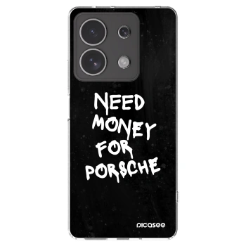 Picasee átlátszó szilikon tok az alábbi mobiltelefonokra Xiaomi Redmi Note 13 4G - Black Dollar