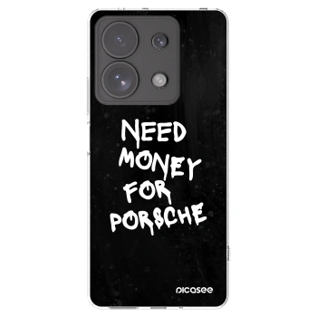 Picasee átlátszó szilikon tok az alábbi mobiltelefonokra Xiaomi Redmi Note 13 Pro 4G - Black Dollar