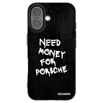 Picasee fekete szilikon tok az alábbi mobiltelefonokra Apple iPhone 16 - Black Dollar