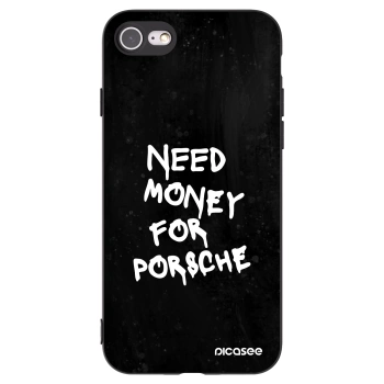 Picasee fekete szilikon tok az alábbi mobiltelefonokra Apple iPhone 8 - Black Dollar