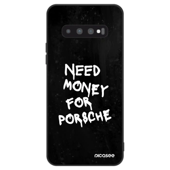 Szilikon tok erre a típusra Samsung Galaxy S10 Plus G975 - Black Dollar