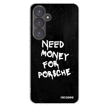 Picasee átlátszó szilikon tok az alábbi mobiltelefonokra Samsung Galaxy S24 FE S721B - Black Dollar