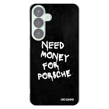 Picasee átlátszó szilikon tok az alábbi mobiltelefonokra Samsung Galaxy S25+ 5G - Black Dollar