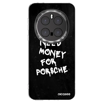 Picasee átlátszó szilikon tok az alábbi mobiltelefonokra Honor Magic7 Pro 5G - Black Dollar