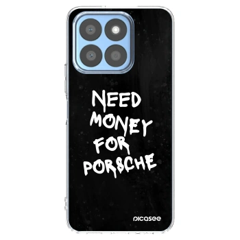 Picasee átlátszó szilikon tok az alábbi mobiltelefonokra Honor X8c - Black Dollar