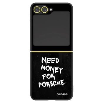 Szilikon tok erre a típusra Samsung Galaxy Z Flip5 5G - Black Dollar