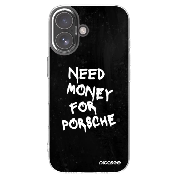 Picasee átlátszó szilikon tok az alábbi mobiltelefonokra Apple iPhone 17 - Black Dollar