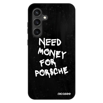 Szilikon tok erre a típusra Samsung Galaxy S24 FE S721B - Black Dollar