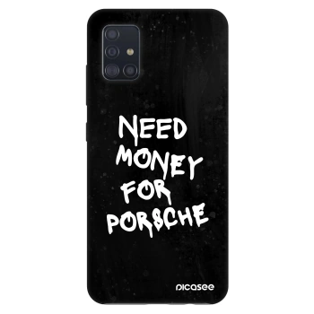 Szilikon tok erre a típusra Samsung Galaxy A51 A515F - Black Dollar