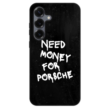 Szilikon tok erre a típusra Samsung Galaxy S25 5G - Black Dollar