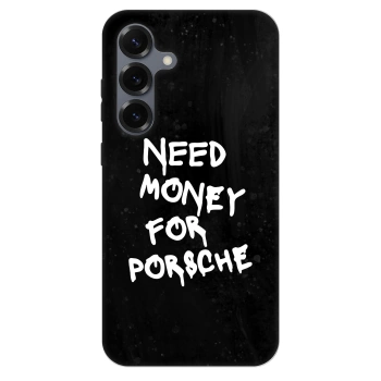 Szilikon tok erre a típusra Samsung Galaxy S25+ 5G - Black Dollar