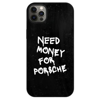 Szilikon tok erre a típusra Apple iPhone 12 Pro Max - Black Dollar