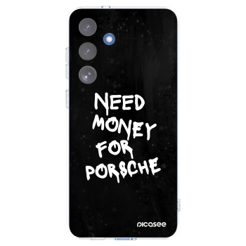 Picasee átlátszó szilikon tok az alábbi mobiltelefonokra Samsung Galaxy S25 FE 5G - Black Dollar