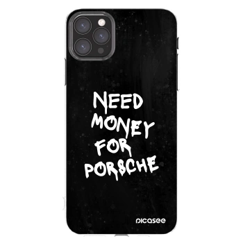 Picasee átlátszó szilikon tok az alábbi mobiltelefonokra Apple iPhone 11 Pro Max - Black Dollar