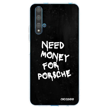 Picasee átlátszó szilikon tok az alábbi mobiltelefonokra Huawei Nova 5T - Black Dollar