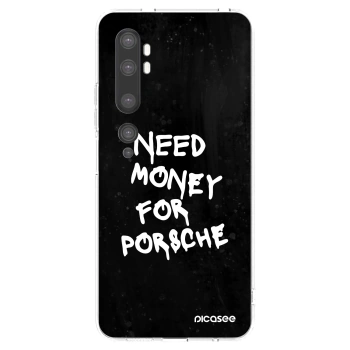 Picasee átlátszó szilikon tok az alábbi mobiltelefonokra Xiaomi Mi Note 10 (Pro) - Black Dollar