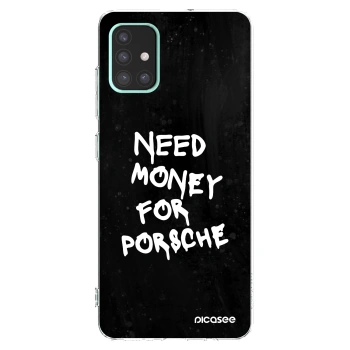 Picasee átlátszó szilikon tok az alábbi mobiltelefonokra Samsung Galaxy A51 A515F - Black Dollar