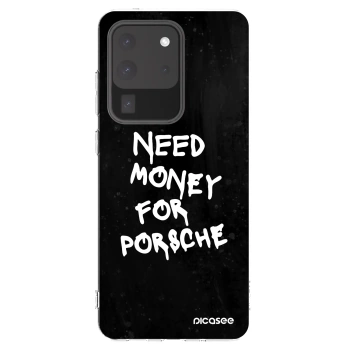 Picasee átlátszó szilikon tok az alábbi mobiltelefonokra Samsung Galaxy S20 Ultra 5G G988F - Black Dollar
