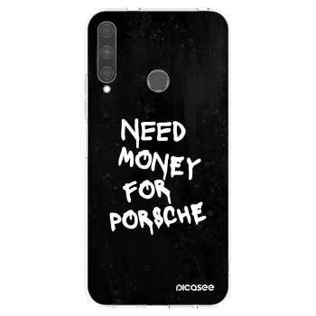 Picasee átlátszó szilikon tok az alábbi mobiltelefonokra Huawei P40 Lite E - Black Dollar