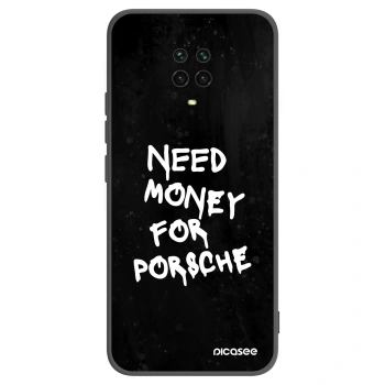 Picasee fekete szilikon tok az alábbi mobiltelefonokra Xiaomi Redmi Note 9S - Black Dollar