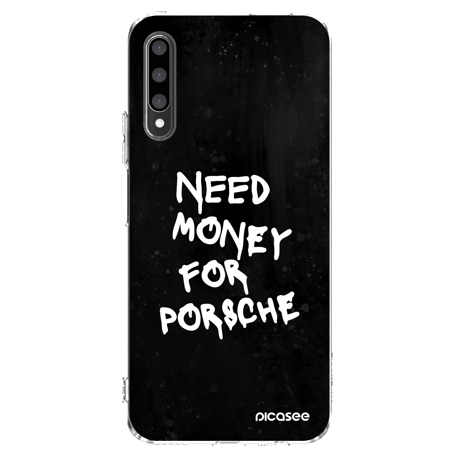 Picasee átlátszó szilikon tok az alábbi mobiltelefonokra Honor 9X Pro - Black Dollar
