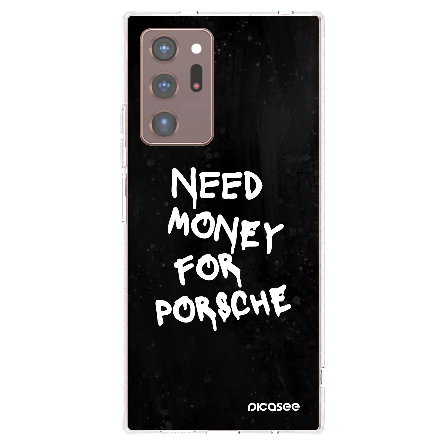 Picasee átlátszó szilikon tok az alábbi mobiltelefonokra Samsung Galaxy Note 20 Ultra - Black Dollar