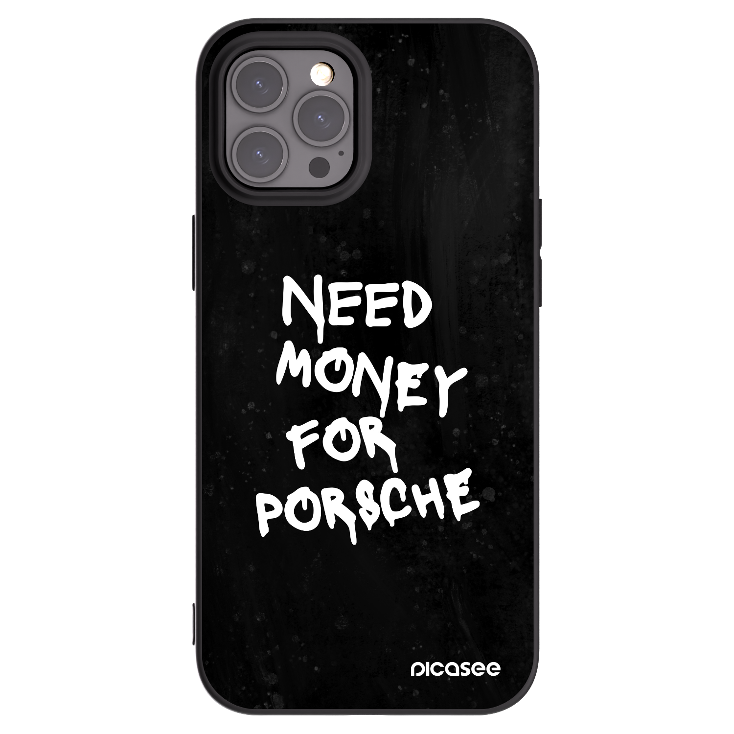 Picasee fekete szilikon tok az alábbi mobiltelefonokra Apple iPhone 12 Pro Max - Black Dollar