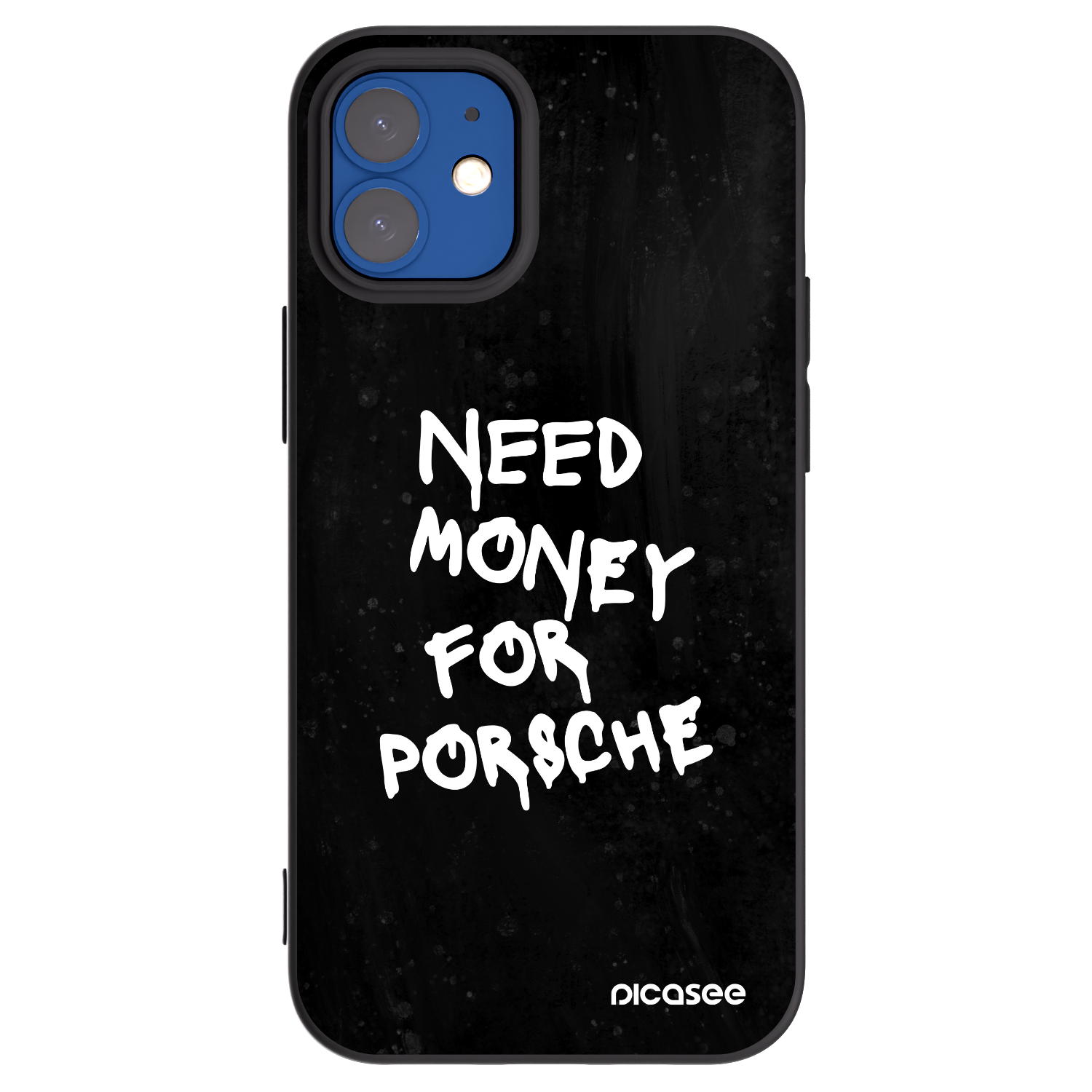 Picasee fekete szilikon tok az alábbi mobiltelefonokra Apple iPhone 12 mini - Black Dollar