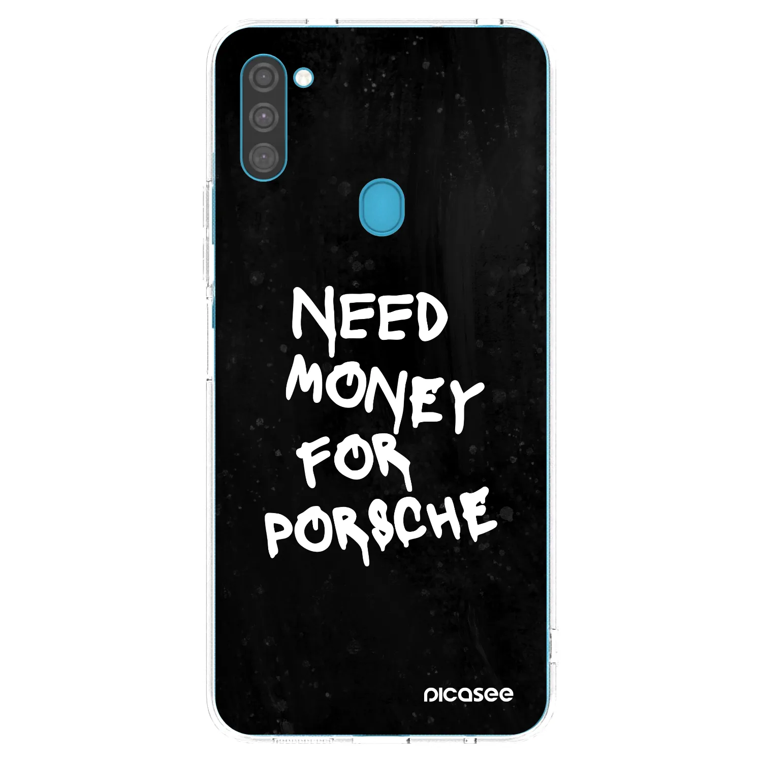 Picasee átlátszó szilikon tok az alábbi mobiltelefonokra Samsung Galaxy M11 - Black Dollar