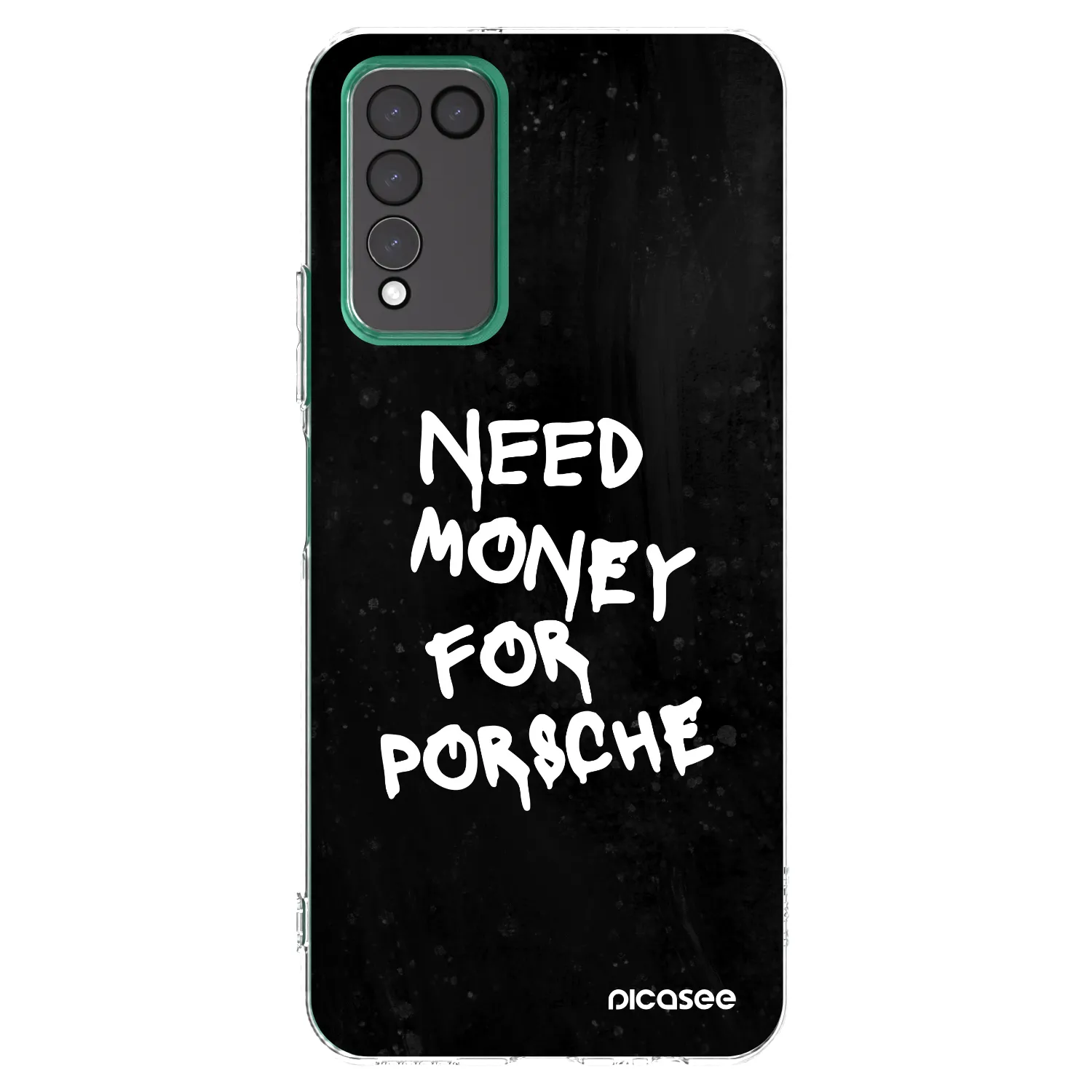 Picasee átlátszó szilikon tok az alábbi mobiltelefonokra Honor 10X Lite - Black Dollar
