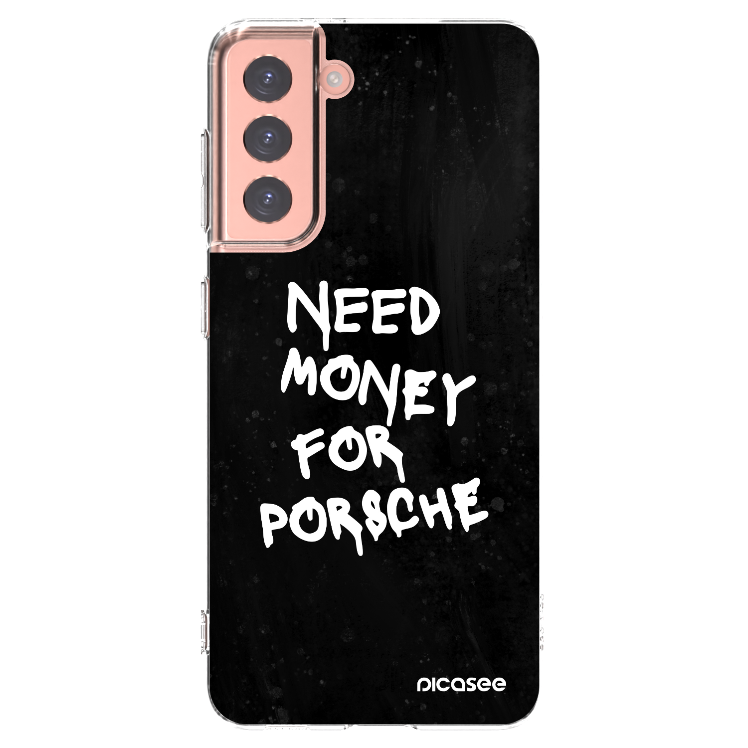 Picasee átlátszó szilikon tok az alábbi mobiltelefonokra Samsung Galaxy S21 5G G991B - Black Dollar