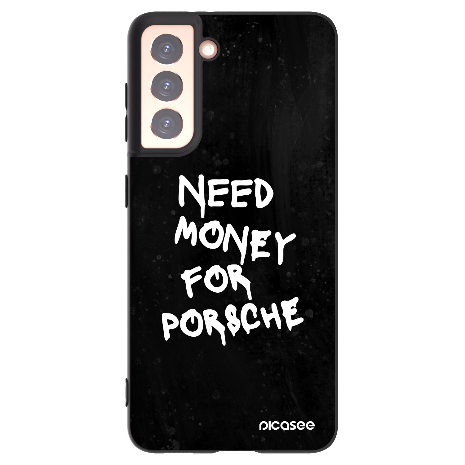 Picasee fekete szilikon tok az alábbi mobiltelefonokra Samsung Galaxy S21 5G G991B - Black Dollar