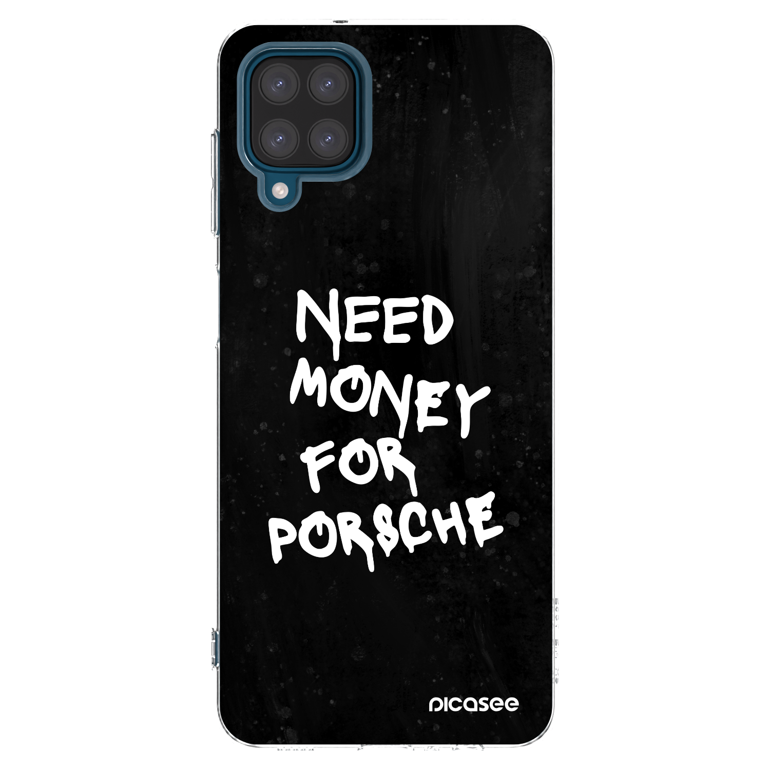 Picasee átlátszó szilikon tok az alábbi mobiltelefonokra Samsung Galaxy A12 A125F - Black Dollar
