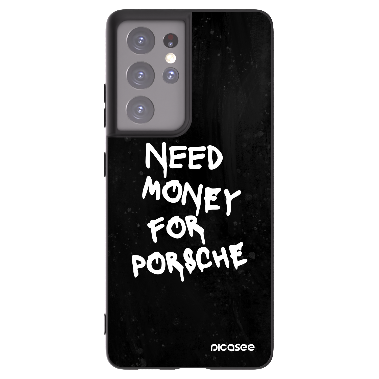 Picasee fekete szilikon tok az alábbi mobiltelefonokra Samsung Galaxy S21 Ultra 5G G998B - Black Dollar