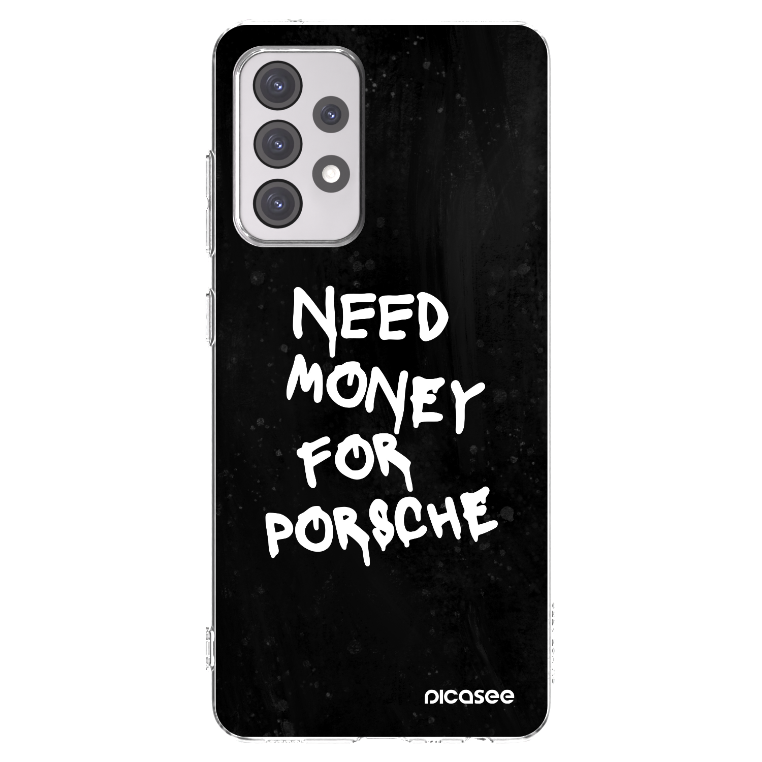 Picasee átlátszó szilikon tok az alábbi mobiltelefonokra Samsung Galaxy A52 5G A525F - Black Dollar