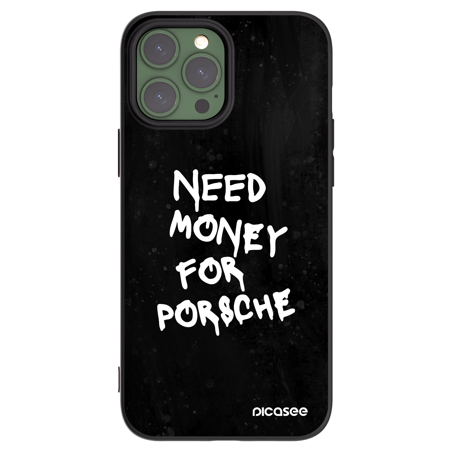 Picasee fekete szilikon tok az alábbi mobiltelefonokra Apple iPhone 13 Pro Max - Black Dollar